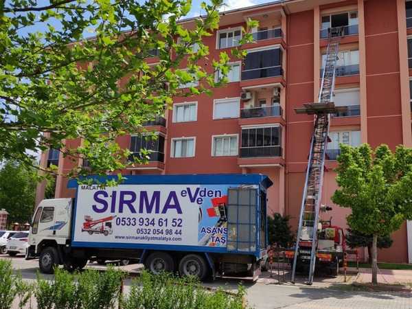 SIRMA Malatya evden eve nakliyat Kiralık Asansör